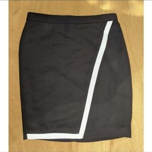 Final price J. Crew Factory black white pencil skirt 6